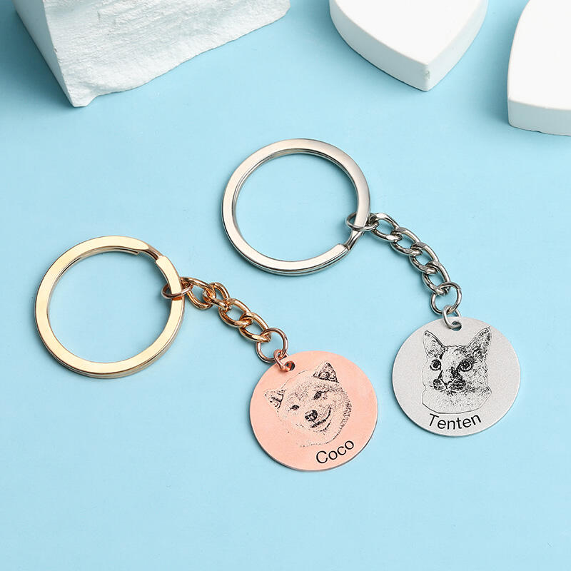 "Pet Baby"Portachiavi Personalizzata Con Foto