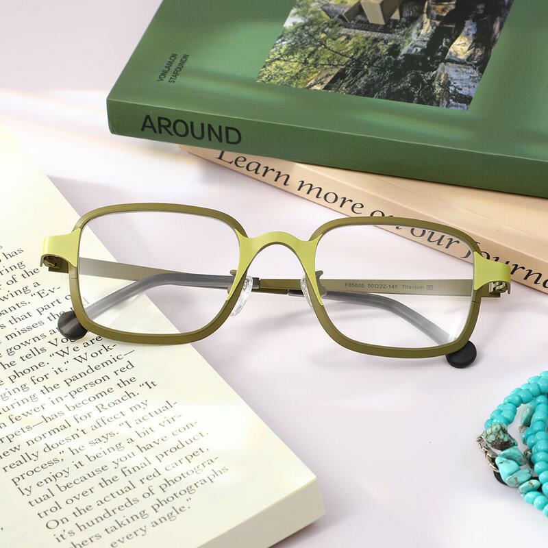 Occhiali da Vista Afra Quadrato Marrone 