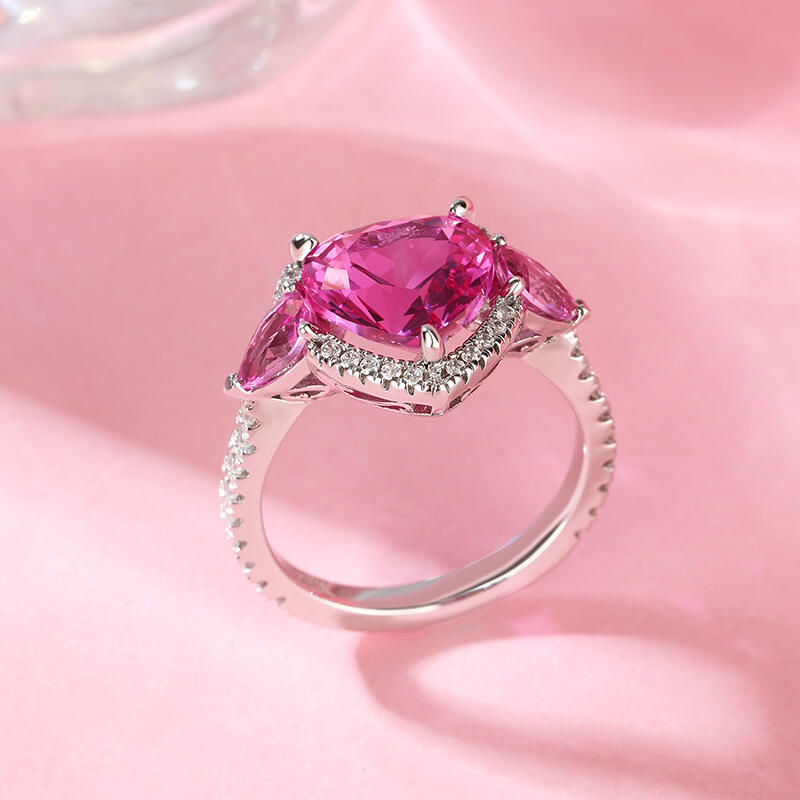 Jeulia ハロー ハートカット オーダーメイド リング