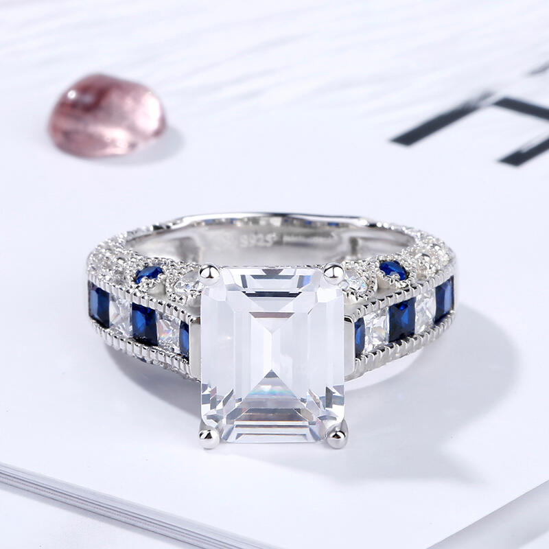 Jeulia Vintage Sterling Silver Ring