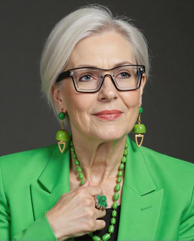 Bronte Quadratische Schwarze Klare Brille