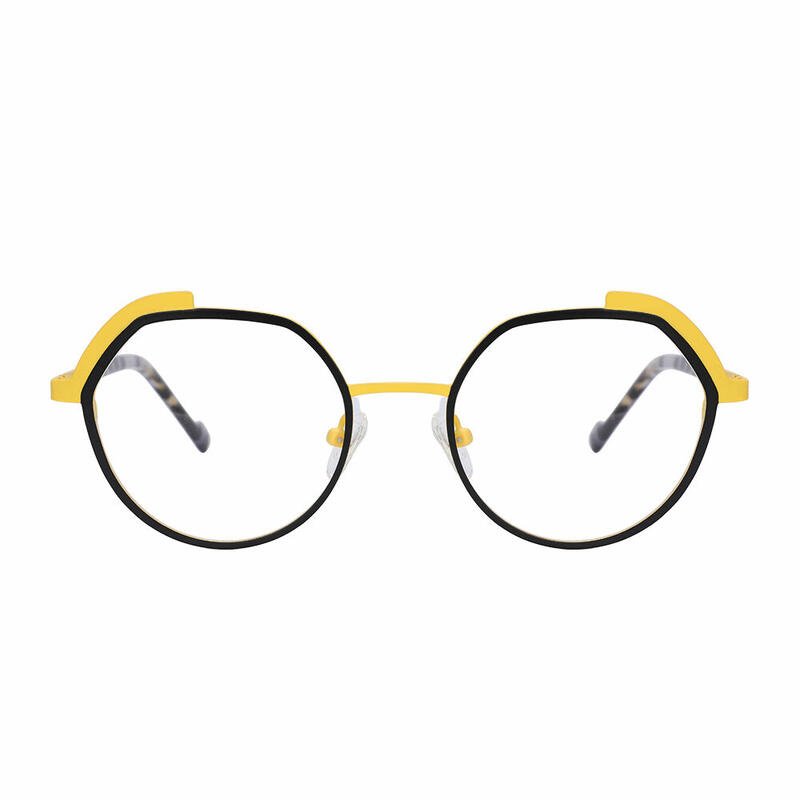 Whimsi Cat Eye Yellow Glasses