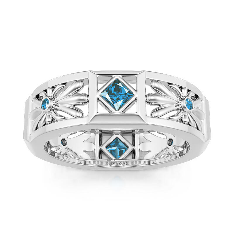 Jeulia Vintage Baroque Style Hollow Pattern Band