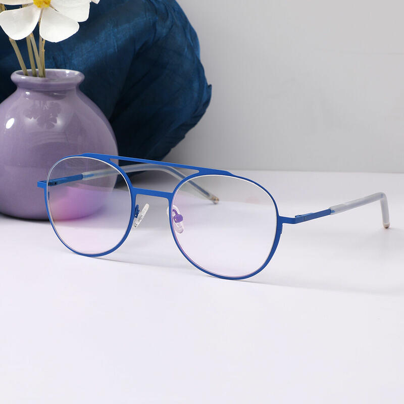 Occhiali da Vista Alicaa Aviator Blu 