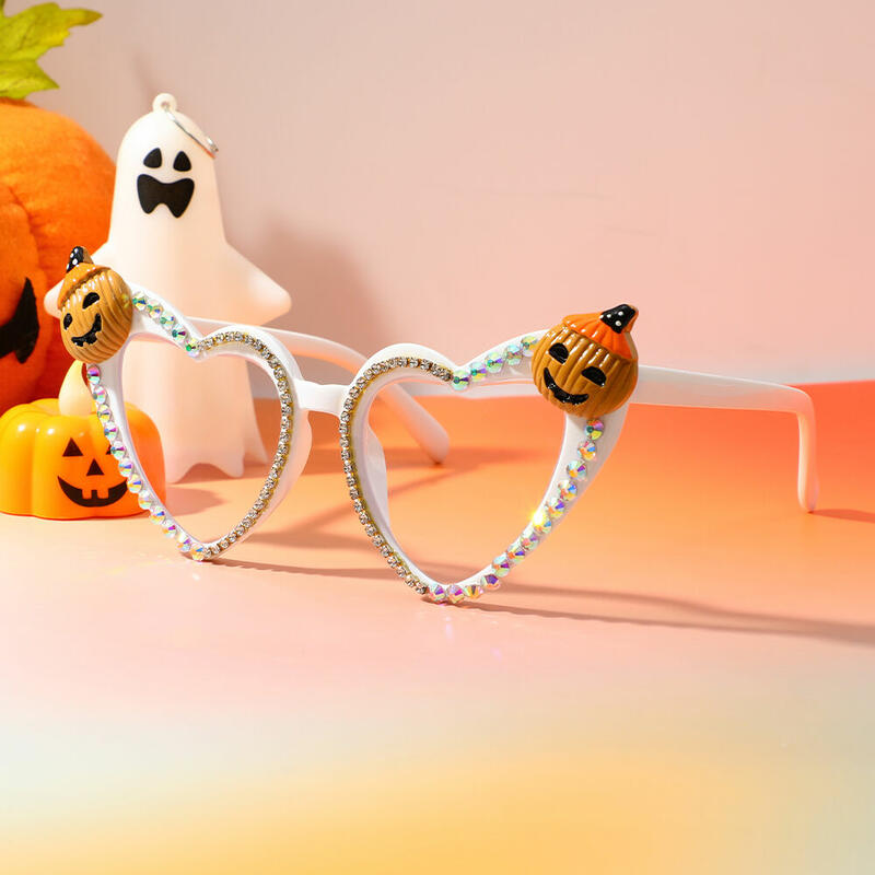 Halloween Cedriea Heart Pumpkin Glasses