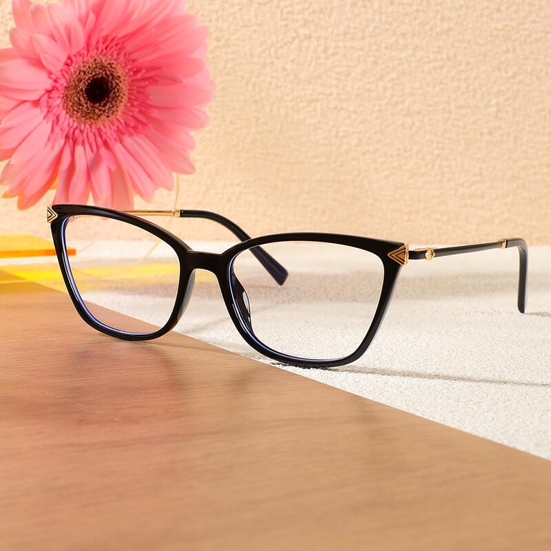 Lunettes de Vue Malthus Cat Eye Noir 