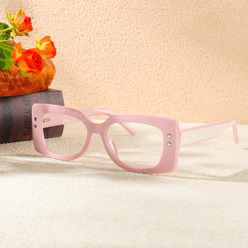 Occhiali da Vista Huggins Quadrato Rosa 