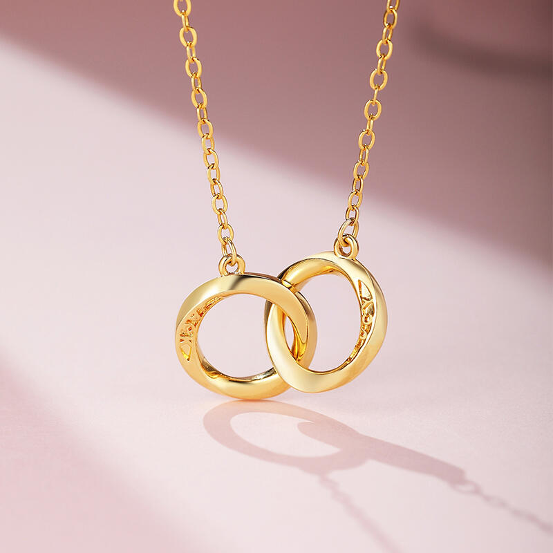 Jeulia "My Darling" Personalized Sterling Silver Necklace