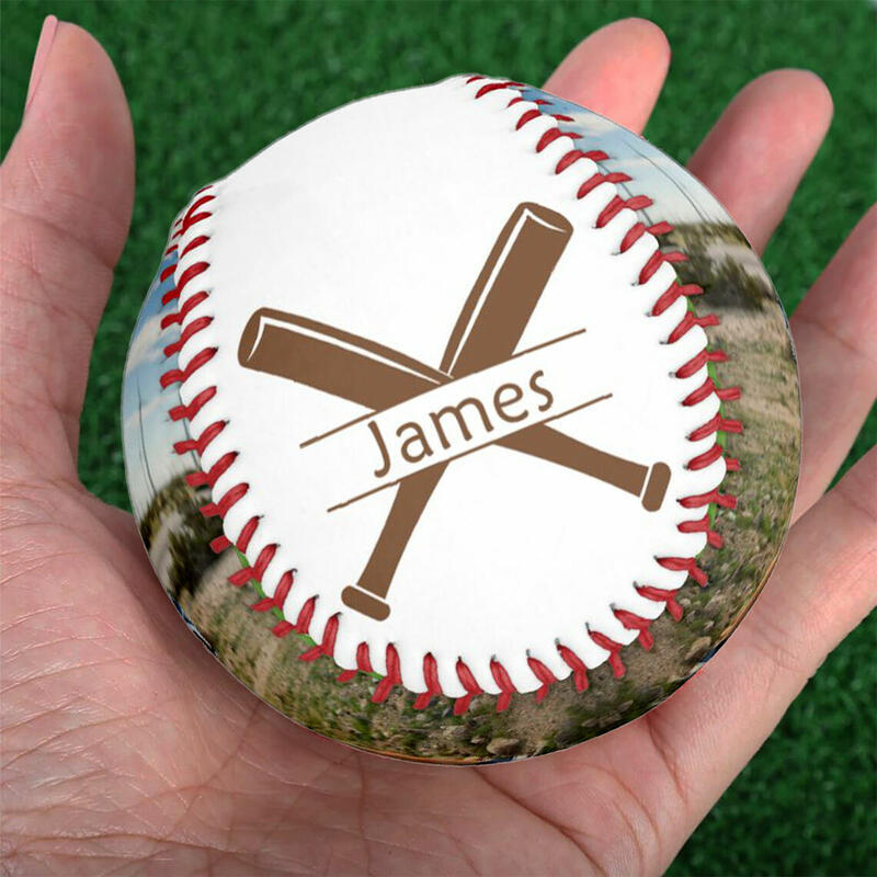 Customized Photo Baseball Can Add Names for Friends - Drawelry.com