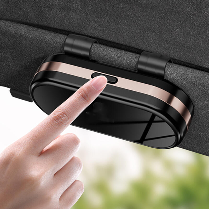 Personalized Car Mirror Glasses Case with Custom Logo Sunglasses Storage Box Gift for Men