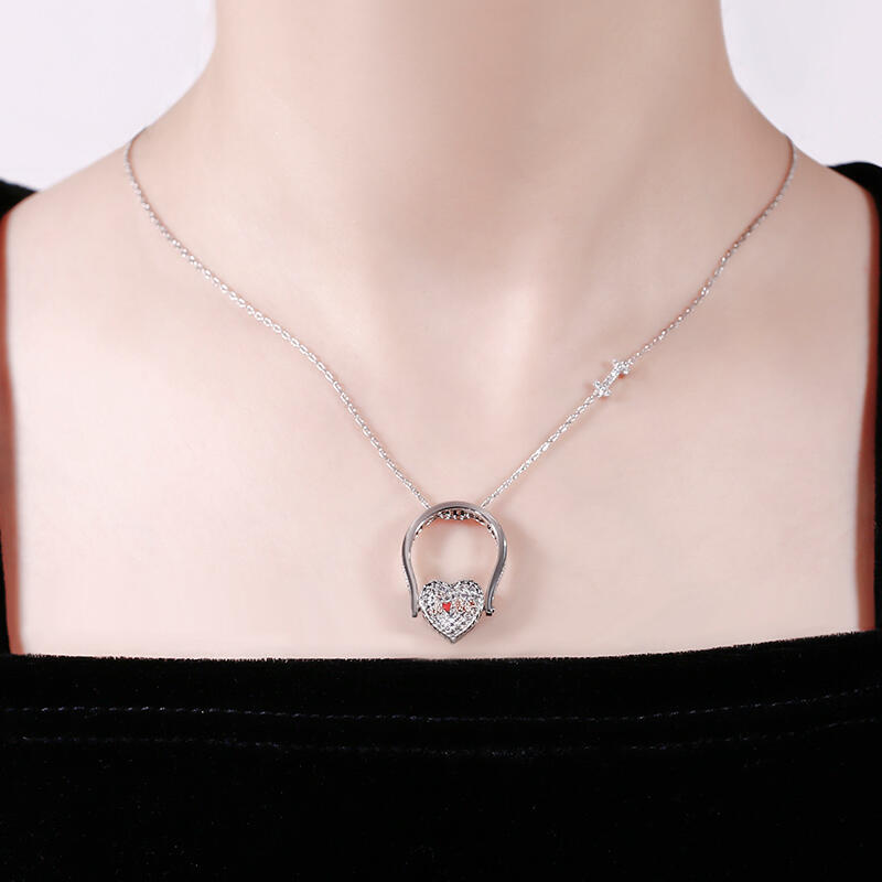 Jeulia "I Love You" Sterling Silver Personalized Photo Ring (With A Free Chain)