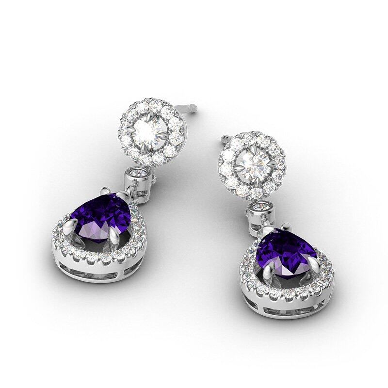 Jeulia チャーミング ドロップ 雫 ピアス