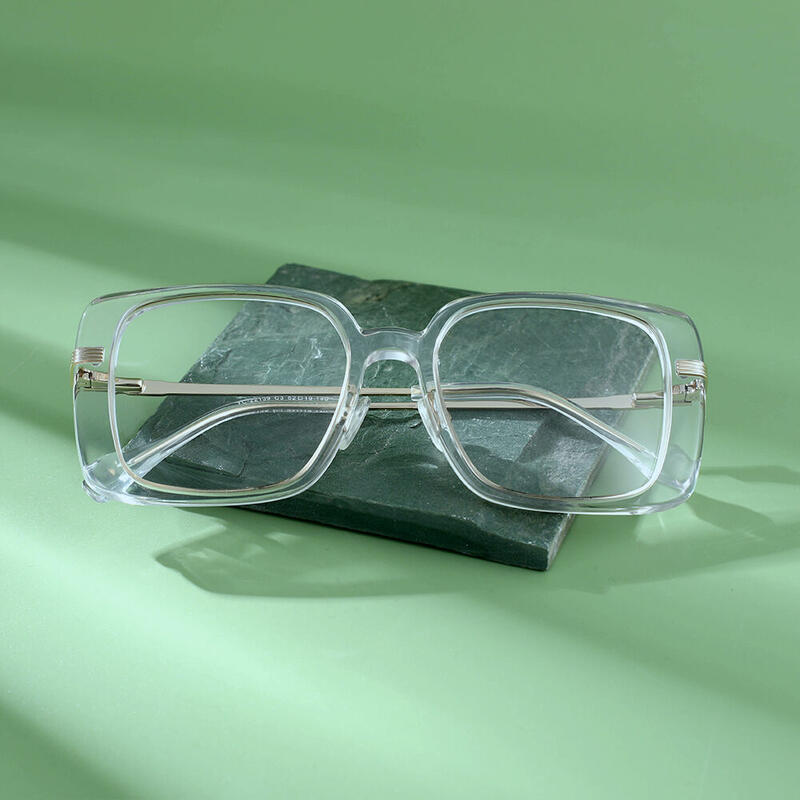 Mirror Geometric Transparent Glasses