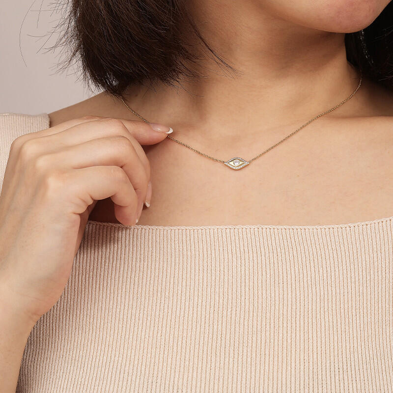 "Believe Me" Round Cut Necklace