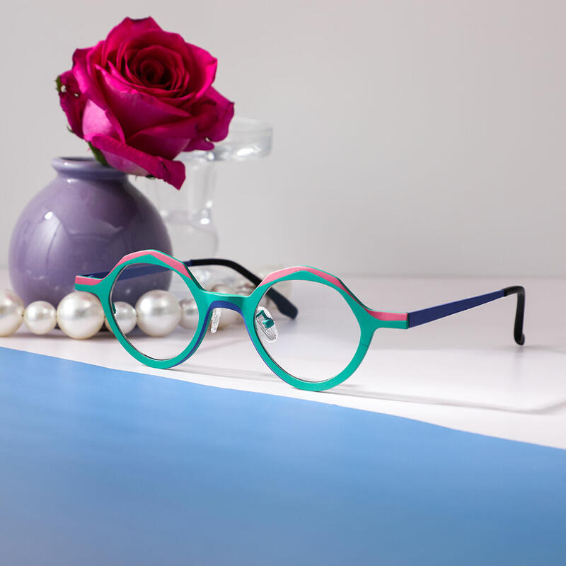 Occhiali da Vista Christe Poligono Verde 