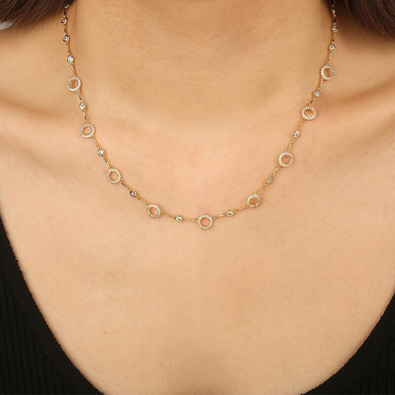 "Little Piece of Forever" Circular Link Necklace