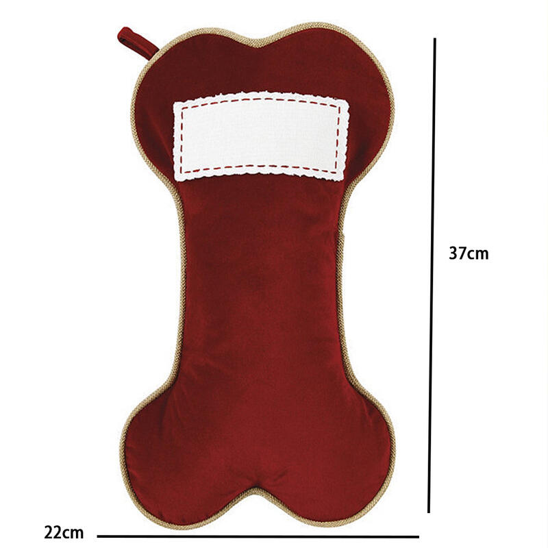 Personalized Bone Christmas Stockings Custom Embroidered Name Gift for Family