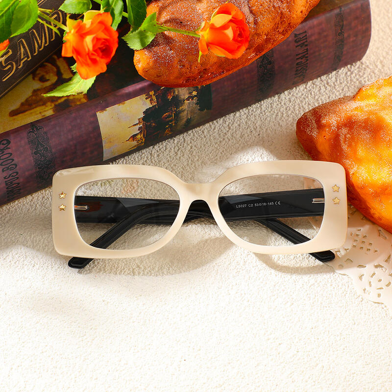 Occhiali da Vista Huggins Quadrato Bianco 