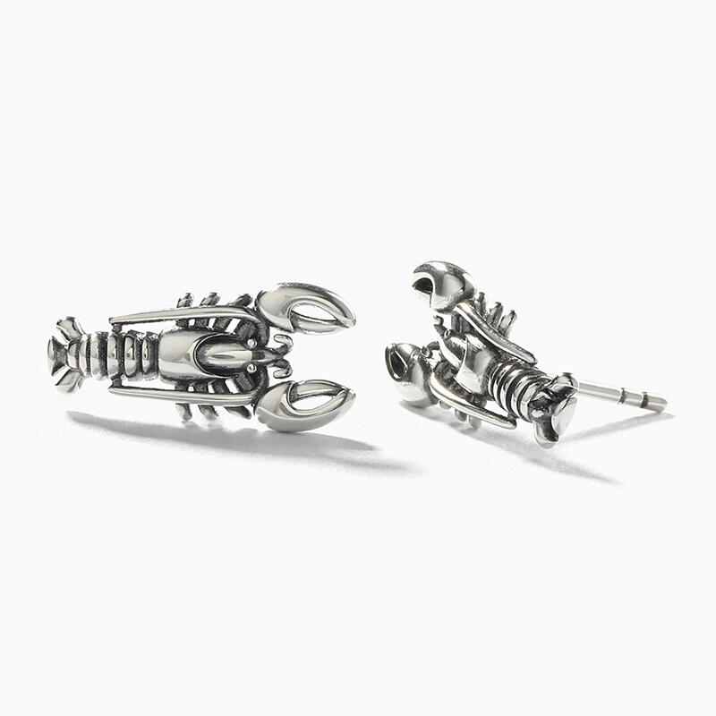 Jeulia Lobster Design Sterling Silver Earrings