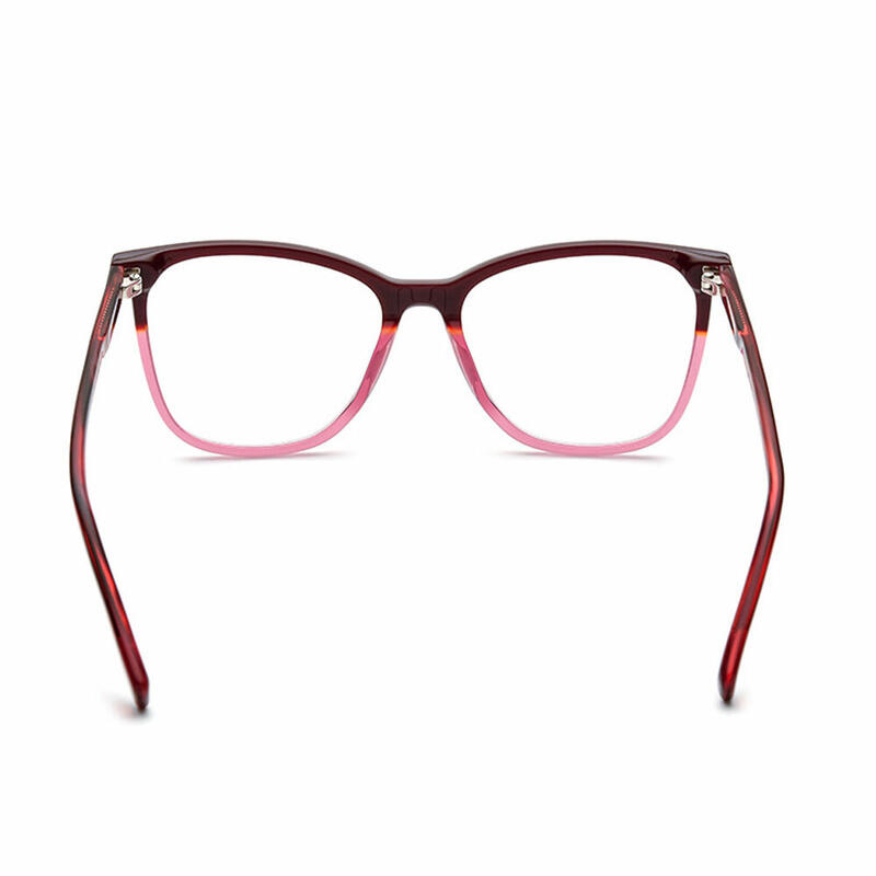 Dorlus Square Red Glasses