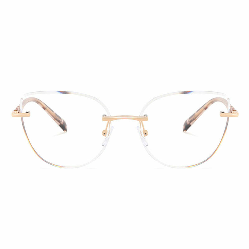 Isaacs Cat Eye Leopard Glasses