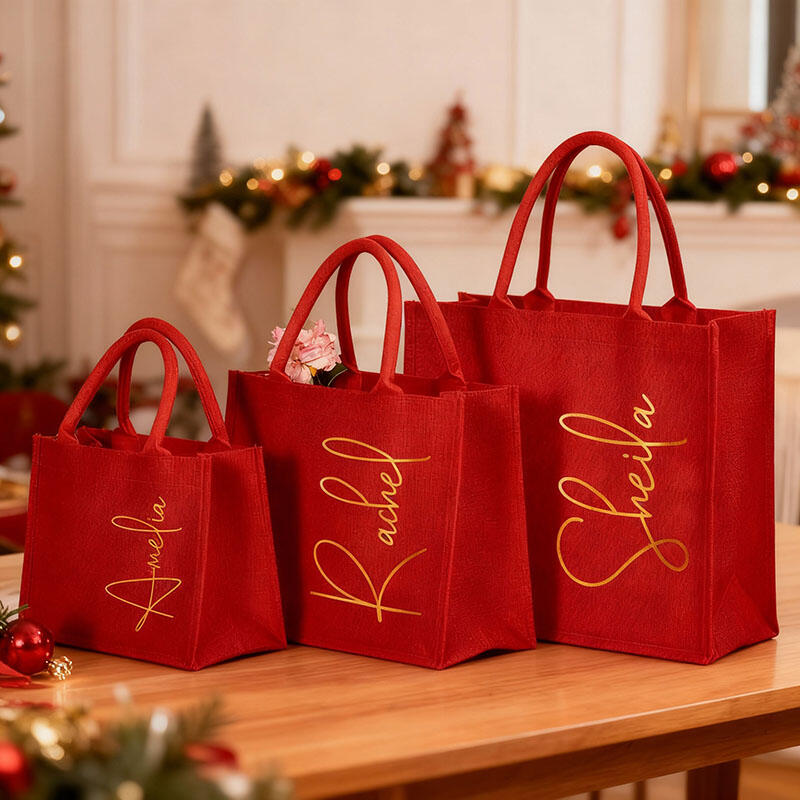 Personalized Christmas Gift Bag with Custom Name Different Gift for Friends