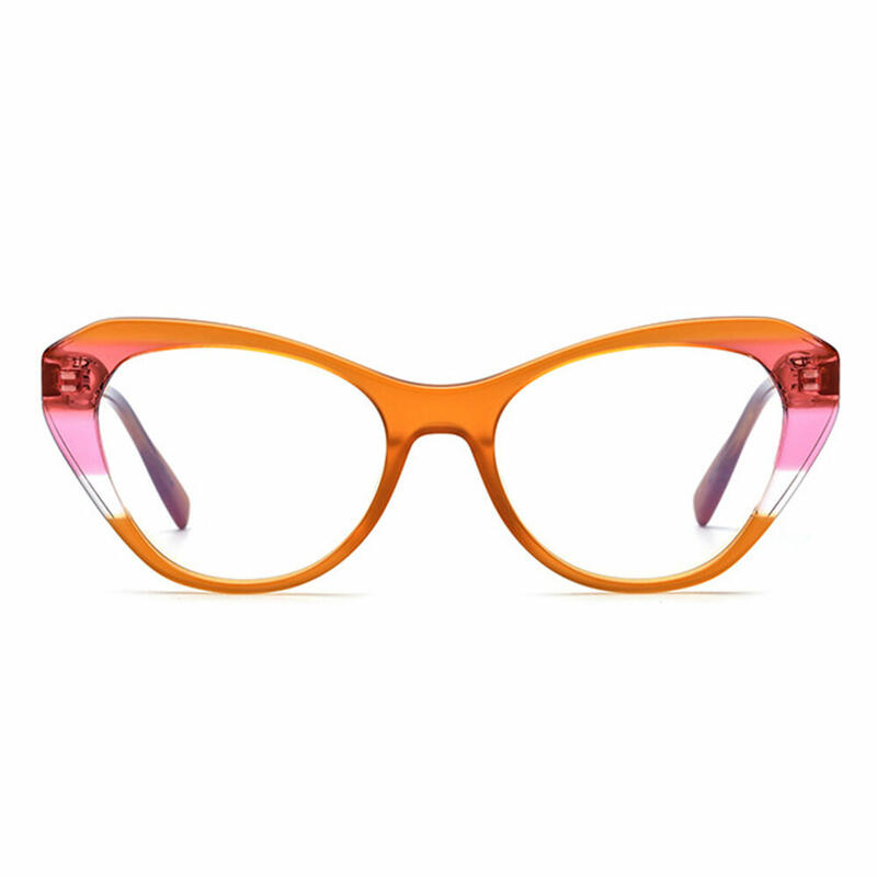 Occhiali da Vista Tania Cat Eye Arancione 
