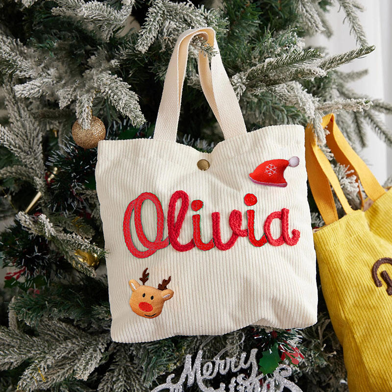 Personalized Name Bag with Cute Decor Interesting Gift for Bestie
