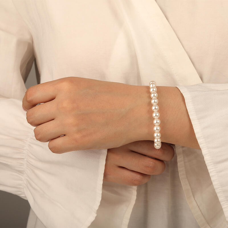 "Begleiter" Süßwasserperlen-Armband 7,0-7,5 mm