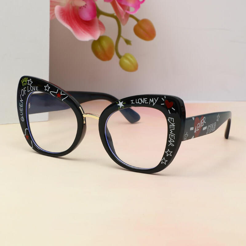Lunettes de Vue Archeass Cat Eye Noir