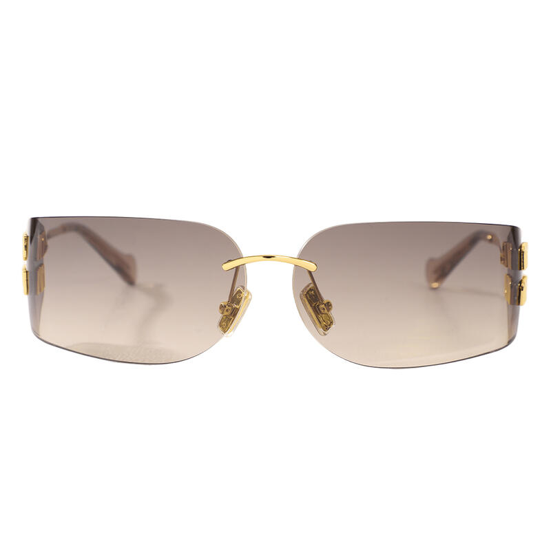 Occhiali da Sole Bulwer Rettangolare Marrone 