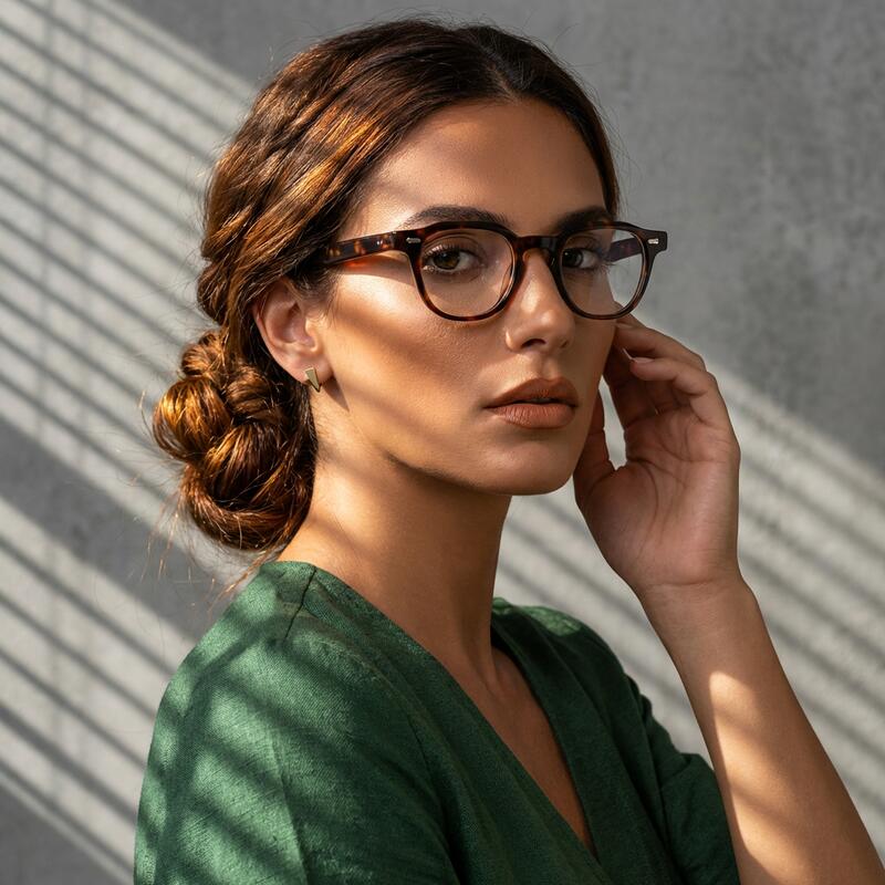 Simon Tortoise Square Glasses - Aoolia.com