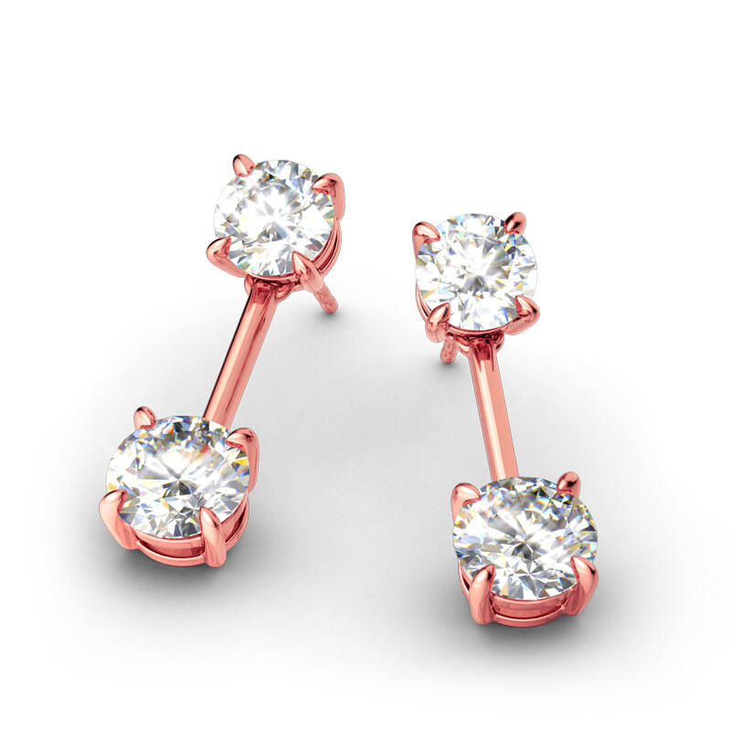 Jeulia Humble Elegance Drop Earrings