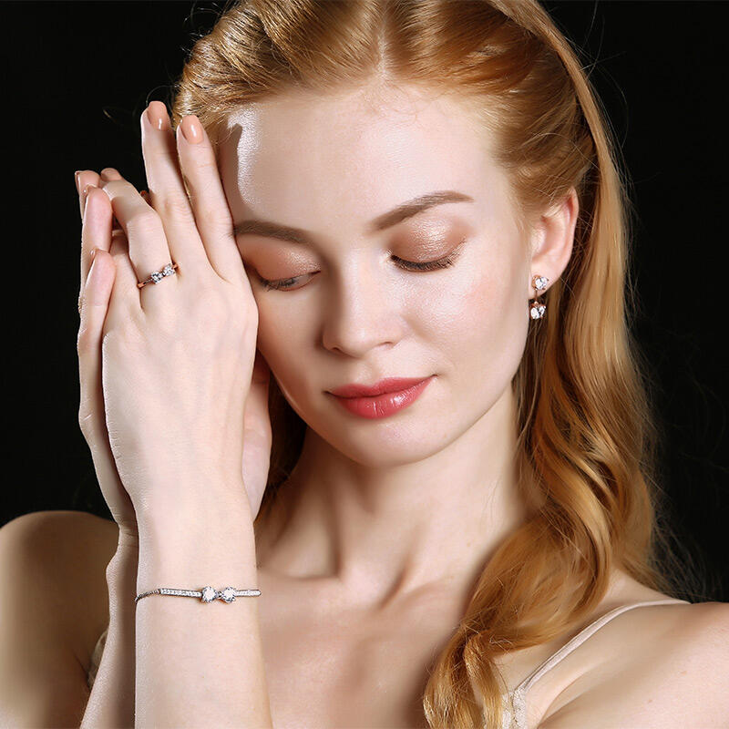 Jeulia Humble Elegance Drop Earrings