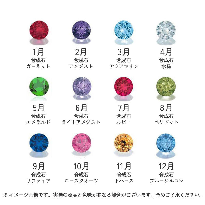 Jeulia 誕生石 ハートペンダント ネックレス
