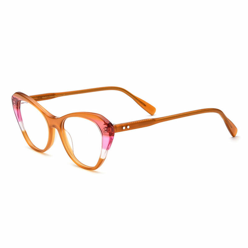 Occhiali da Vista Tania Cat Eye Arancione 