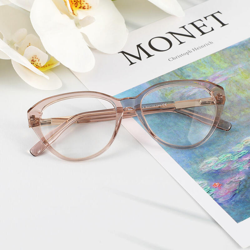 Occhiali da Vista Carol Cat Eye Rosa 