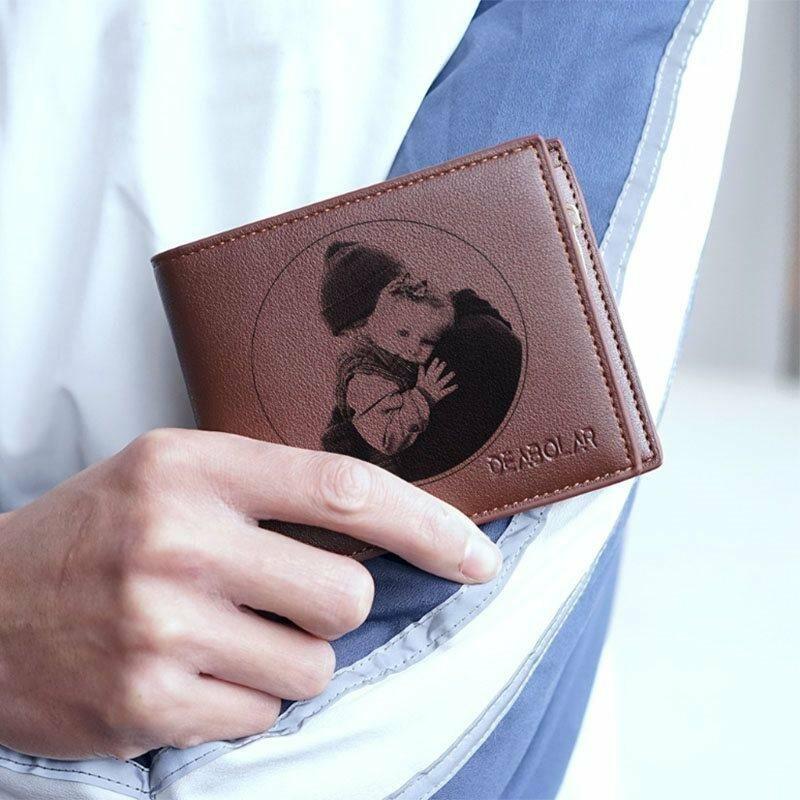"Be Your Light" Custom Engraved Photo Wallet