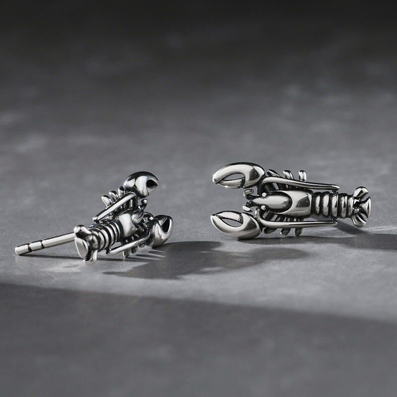 Jeulia Lobster Design Sterling Silver Earrings