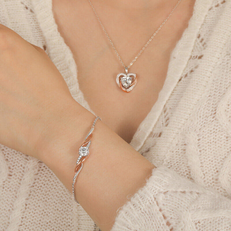 Jeulia Bracelet Vague Classique Amore Personnalisé