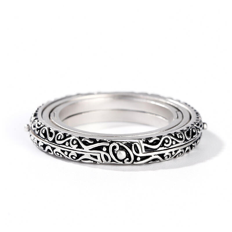 Jeulia Astronomical Sphere Sterling Silver Ring (With A Free Chain)