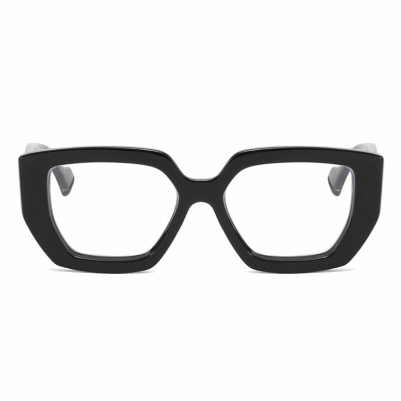 Occhiali da Vista Ceolin Poligono Nero