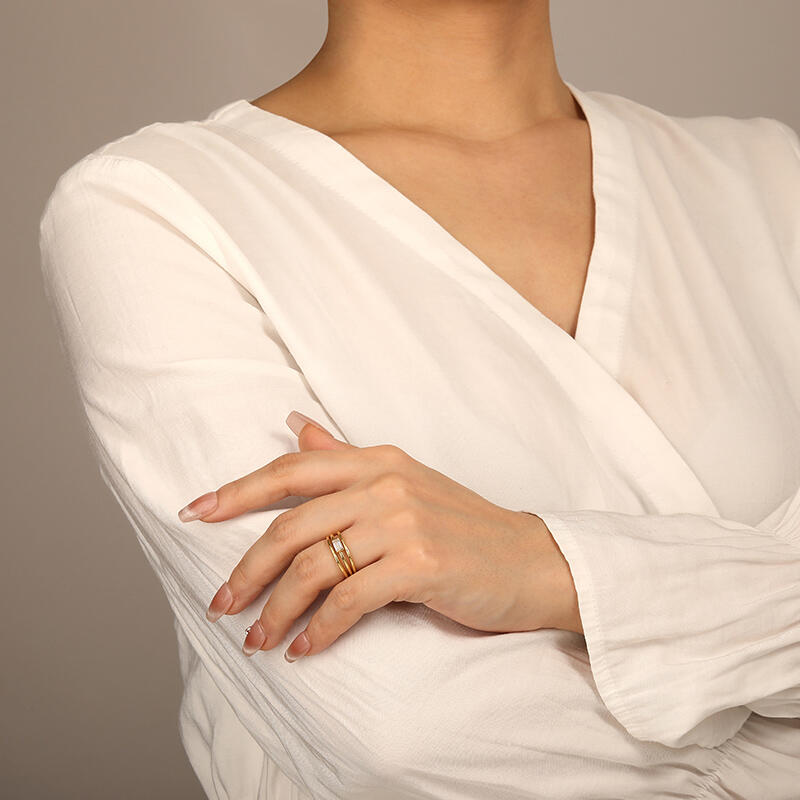 "To Love You More" Stackable Dainty Ring