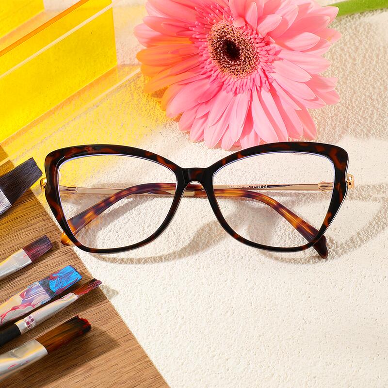 Blake Cat Eye Schildkröte Brille