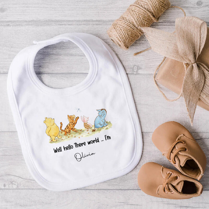 Gepersonaliseerde slabbetjes met naam Interessant cadeau voor kinderen