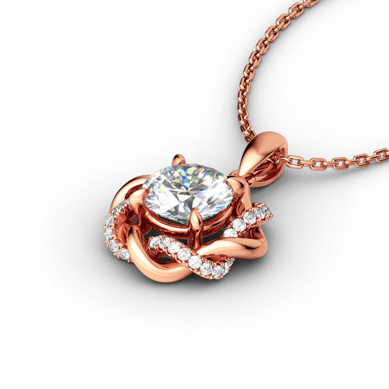Jeulia knoop van liefde ketting