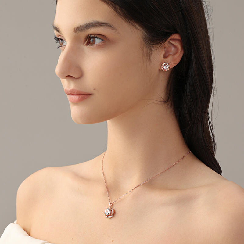 Jeulia knoop van liefde ketting