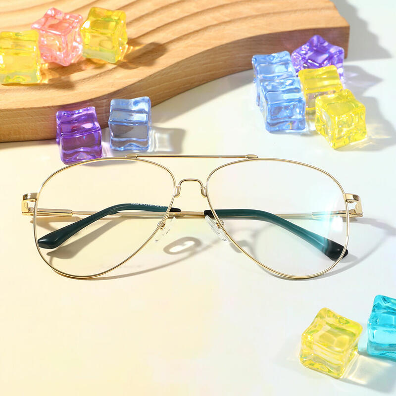 Samson Aviator Gold Glasses