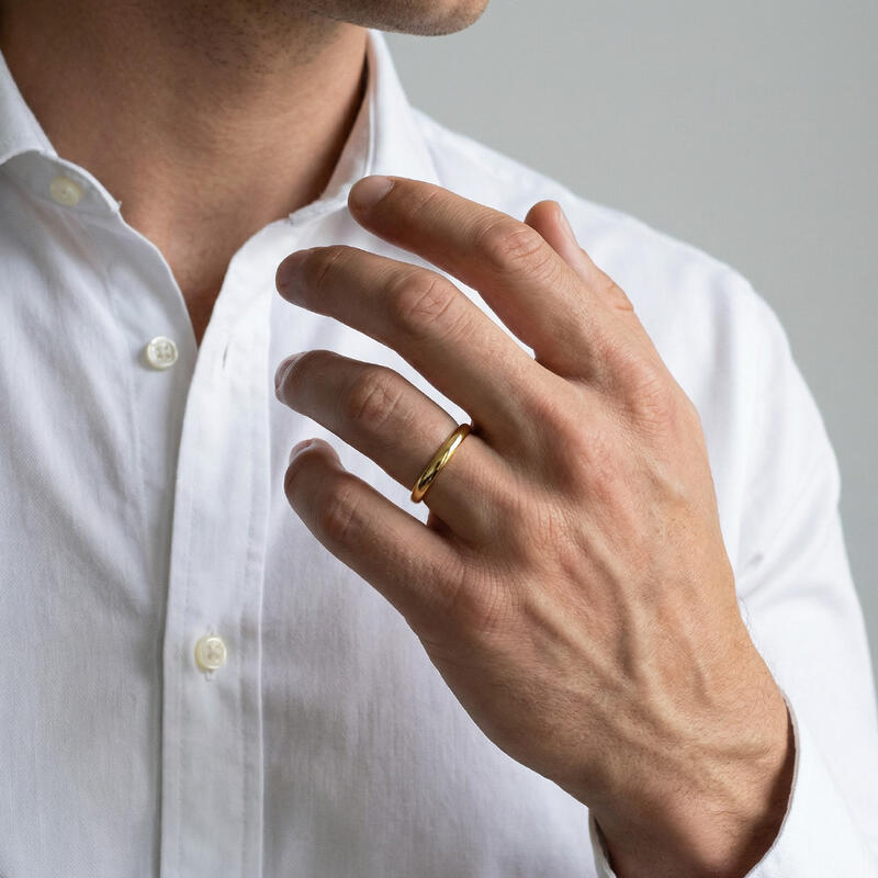 "Timeless Tides" Couple‘s Ring Set