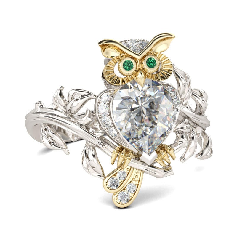 Sterling Silver Owl Ring